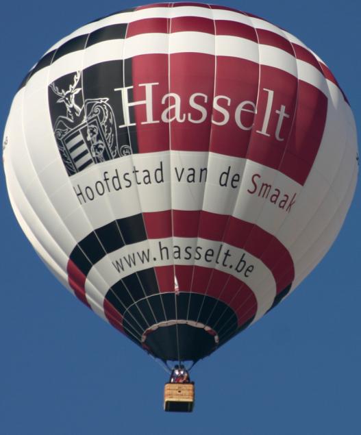 luchtballon hasselt - hoofdstad van de smaak